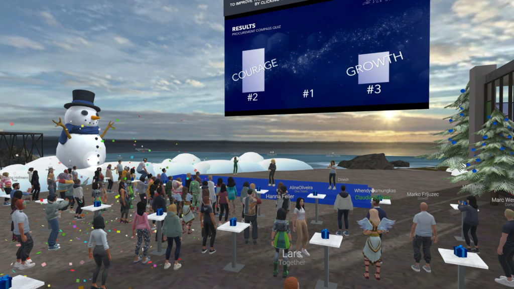 Evento virtual de fin de año