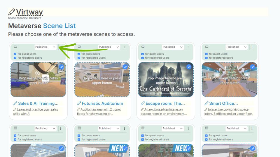 Edit Mode_Scene Status
