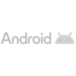 android gray-tone logo