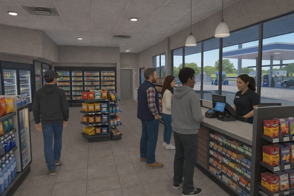 Convenience store and gas station training that prepares teams for real life: Immersive AI roleplay for speed, promotions, and robbery risk cover